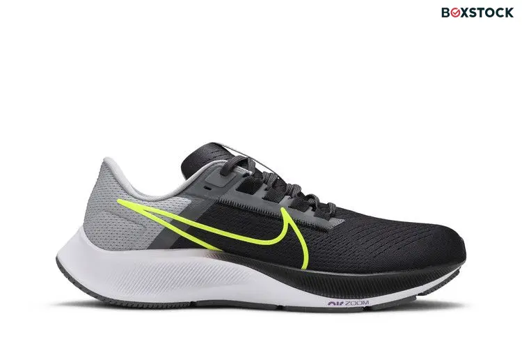Nike Air Zoom Pegasus 38 Black Smoke Grey Volt