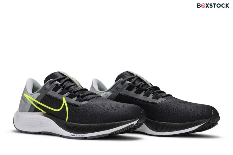 Nike Air Zoom Pegasus 38 Black Smoke Grey Volt