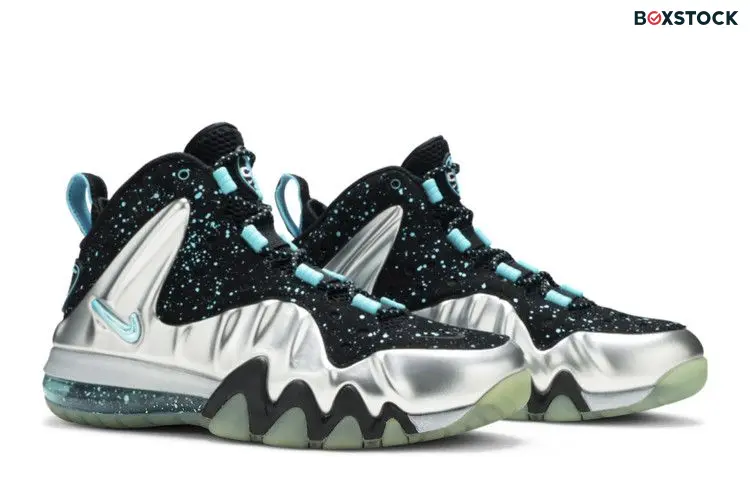 Nike Barkley Posite Max Metallic Silver Gamma Blue
