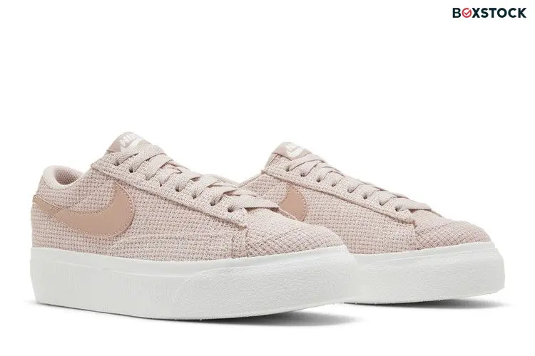 Nike Blazer Low Platform Pink Oxford Summit White Pink Oxford Rose Whisper (Women's)