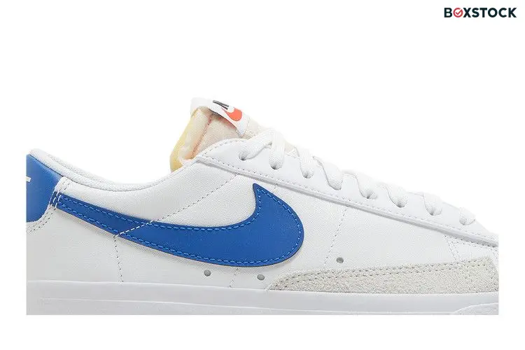 Nike Blazer Low Platform White Summit White Team Orange Game Royal (Women's)