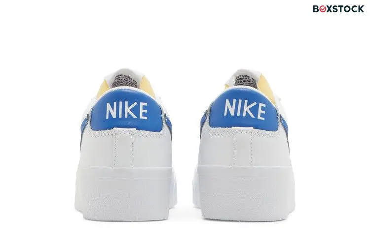 Nike Blazer Low Platform White Summit White Team Orange Game Royal (Women's)