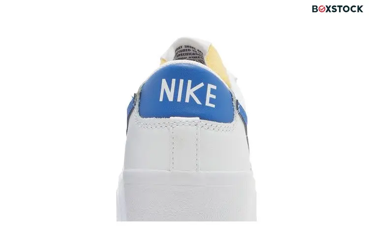 Nike Blazer Low Platform White Summit White Team Orange Game Royal (Women's)