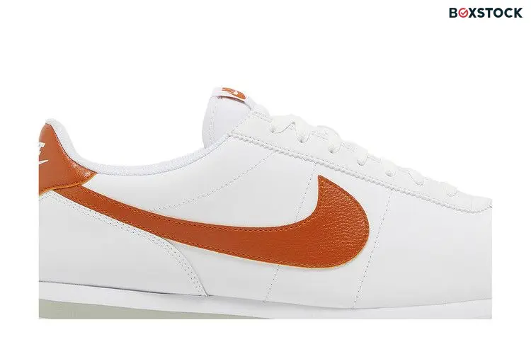 Nike Cortez White Campfire Orange