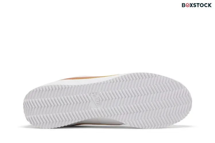 Nike Cortez White Campfire Orange