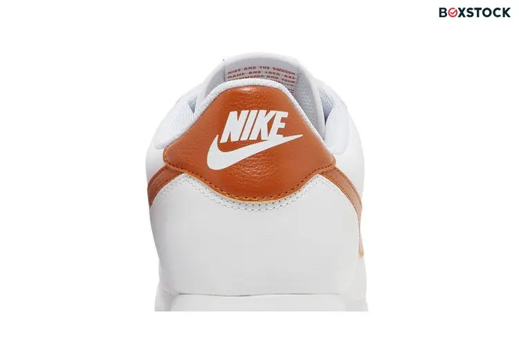 Nike Cortez White Campfire Orange