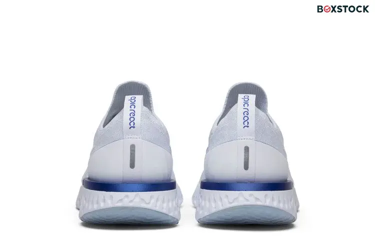 Nike Epic React Flyknit White Racer Blue