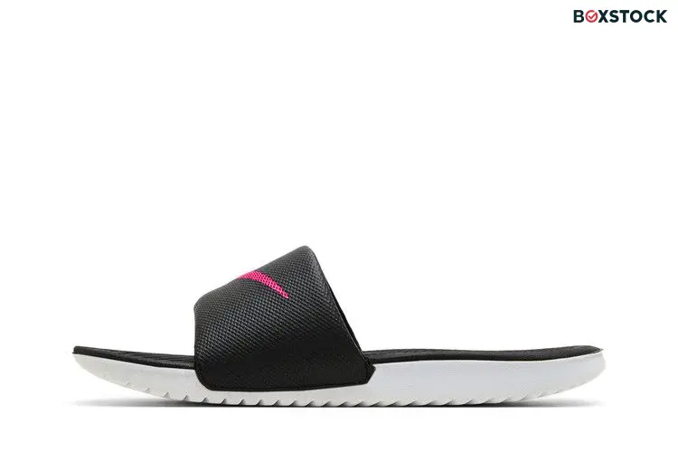 Nike Kawa Slide Black Vivid Pink (Women's)