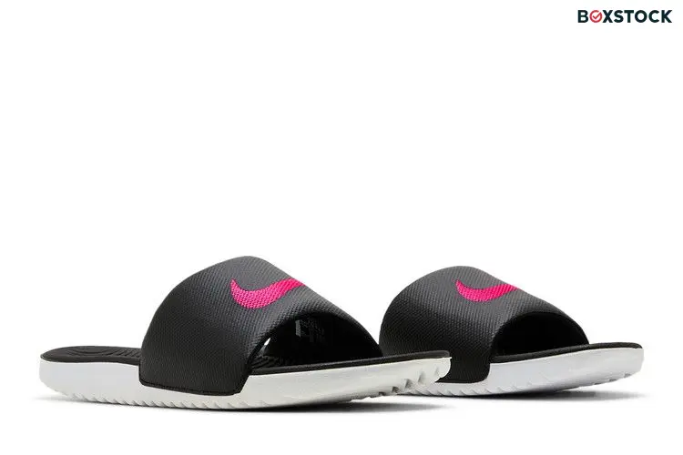 Nike Kawa Slide Black Vivid Pink (Women's)