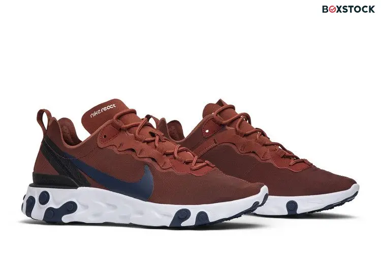Nike React Element 55 Mars Stone Midnight Navy