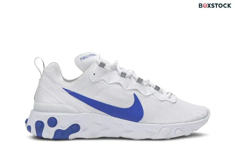 Nike React Element 55 White Game Royal