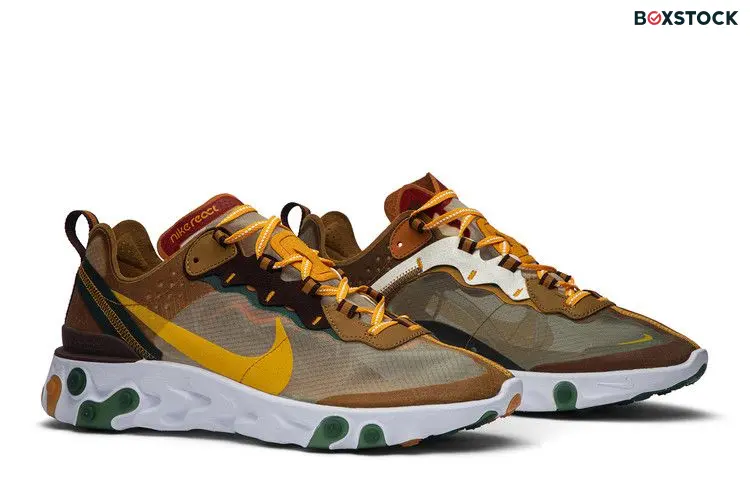 Nike React Element 87 Orange Peel