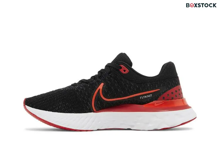 Nike React Infinity Run Flyknit 3 Blasck University Red (Women's)