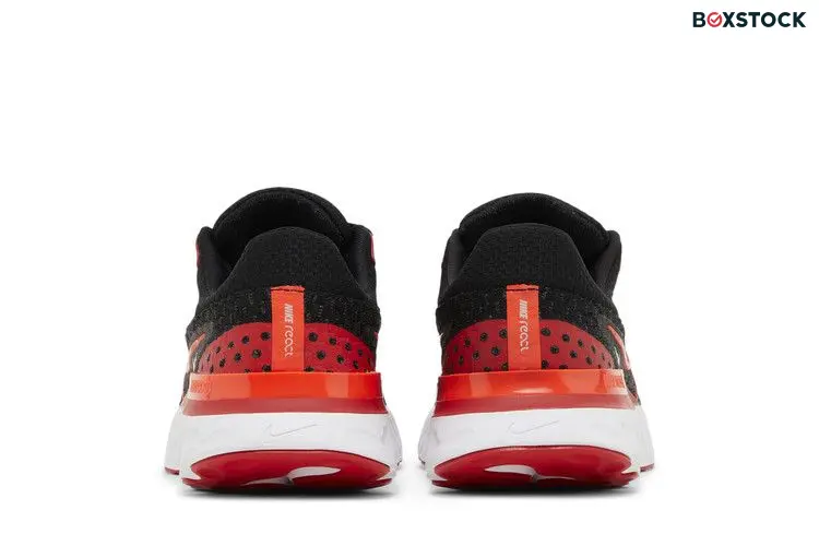 Nike React Infinity Run Flyknit 3 Blasck University Red (Women's)