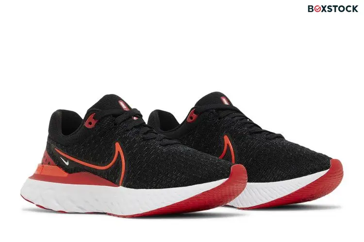 Nike React Infinity Run Flyknit 3 Blasck University Red (Women's)