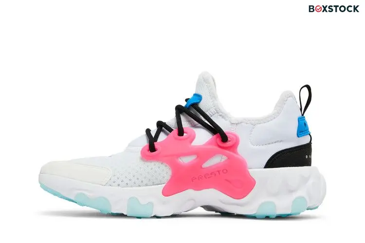 Nike React Presto White Hyper Pink Photo Blue (GS)