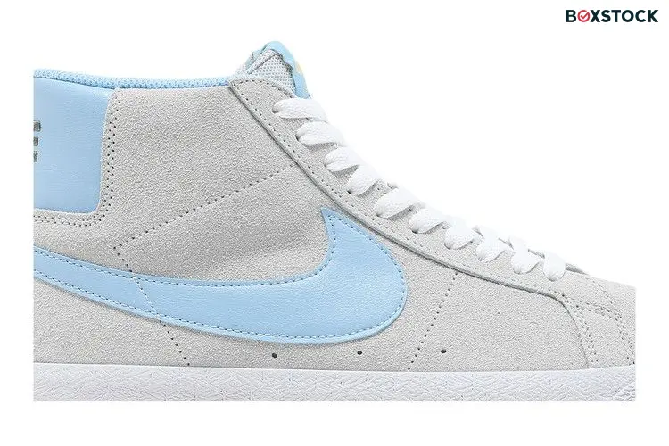 Nike SB Blazer Mid Soft Grey Baby Blue