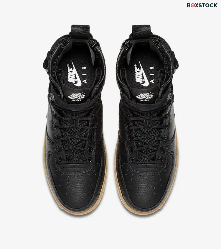 Nike SF Air Force 1 Mid Black Gum (Women's)