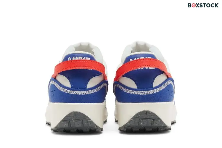 Nike Waffle Debut Swoosh Habanero Red Old Royal