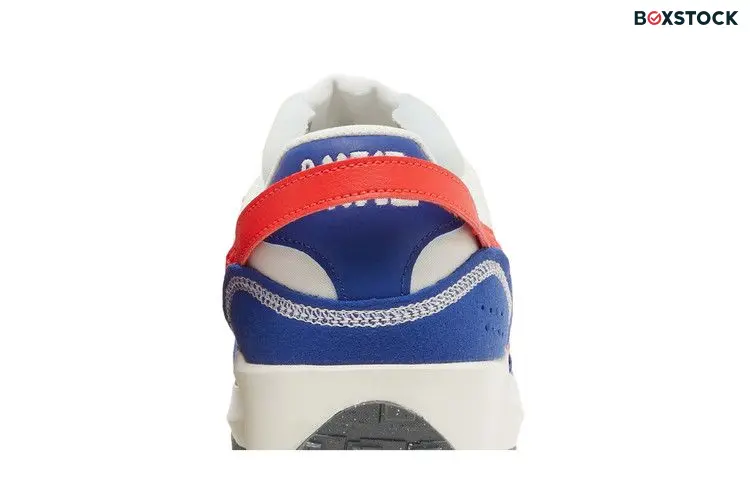 Nike Waffle Debut Swoosh Habanero Red Old Royal