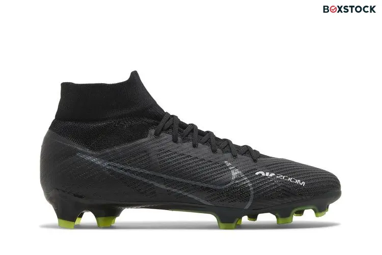 Nike Zoom Mercurial Superfly 9 Pro FG Black Dark Smoke Grey