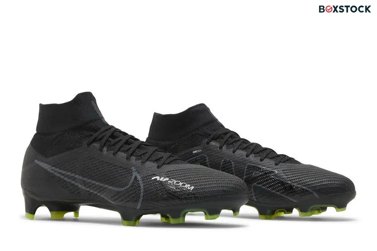 Nike Zoom Mercurial Superfly 9 Pro FG Black Dark Smoke Grey