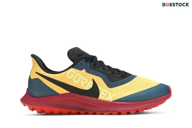 Nike Zoom Pegasus 36 Trail University Gold Noble Red Midnight Turquoise Black