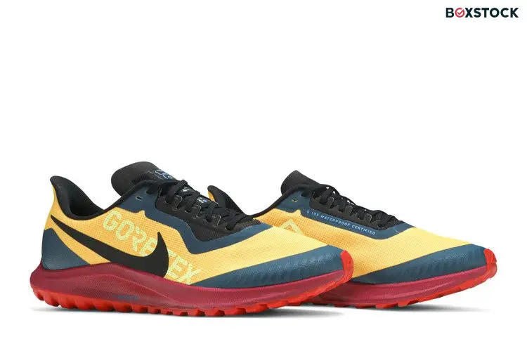 Nike Zoom Pegasus 36 Trail University Gold Noble Red Midnight Turquoise Black
