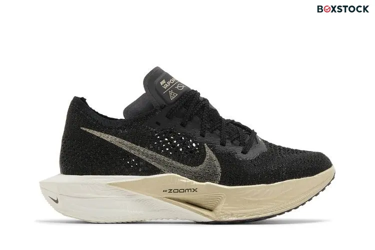 Nike ZoomX Vaporfly 3 Black Metallic Gold Grain (Women's)