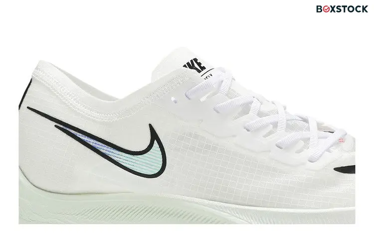 Nike ZoomX Vaporfly Next% White Hyper Jade Flash Crimson