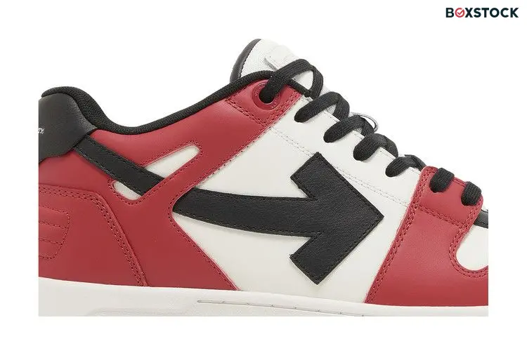 OFF-WHITE Out Of Office OOO Low Tops Red Black (2024)