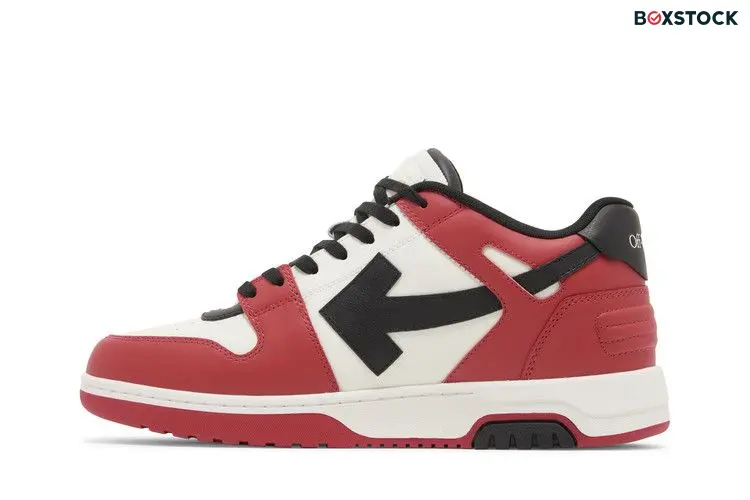 OFF-WHITE Out Of Office OOO Low Tops Red Black (2024)