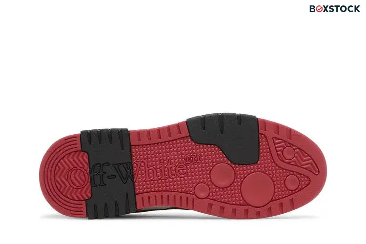 OFF-WHITE Out Of Office OOO Low Tops Red Black (2024)