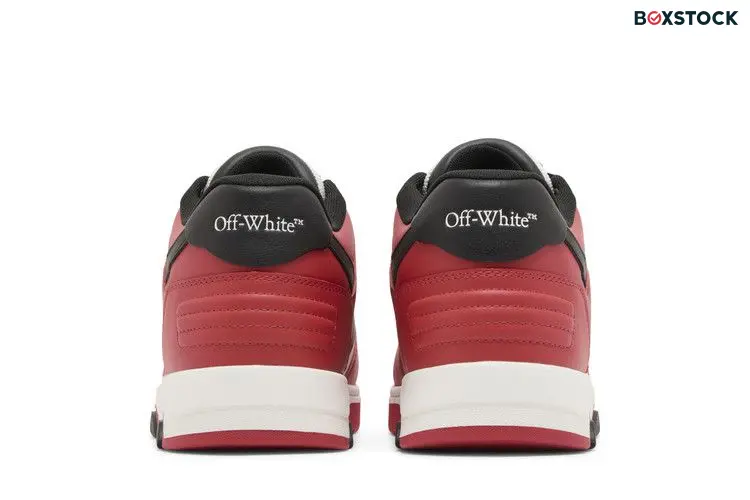 OFF-WHITE Out Of Office OOO Low Tops Red Black (2024)