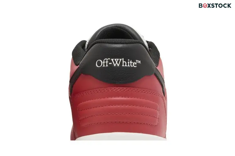 OFF-WHITE Out Of Office OOO Low Tops Red Black (2024)