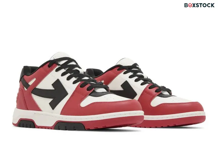 OFF-WHITE Out Of Office OOO Low Tops Red Black (2024)