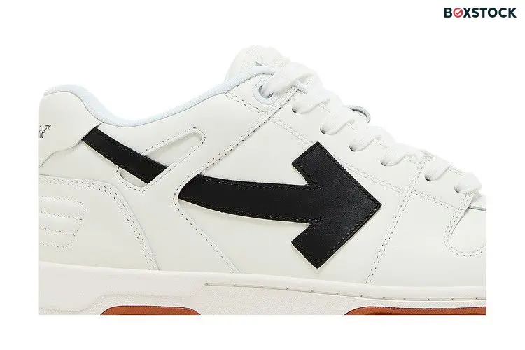 OFF-WHITE Out Of Office OOO Low Tops White Black Gum