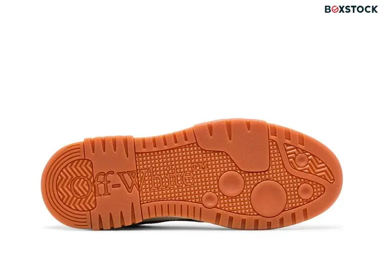 OFF-WHITE Out Of Office OOO Low Tops White Black Gum