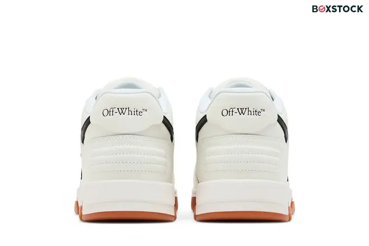 OFF-WHITE Out Of Office OOO Low Tops White Black Gum