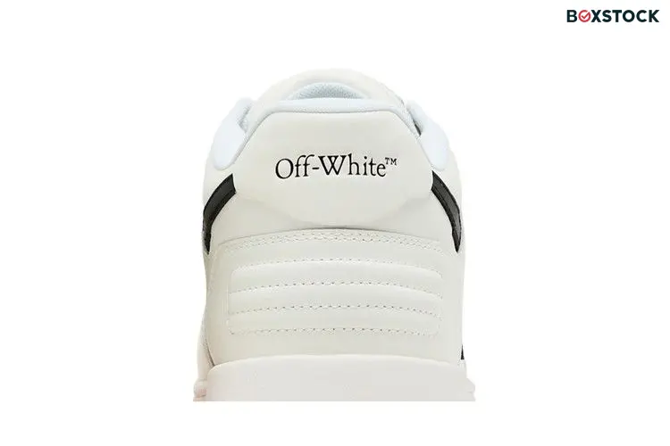 OFF-WHITE Out Of Office OOO Low Tops White Black Gum