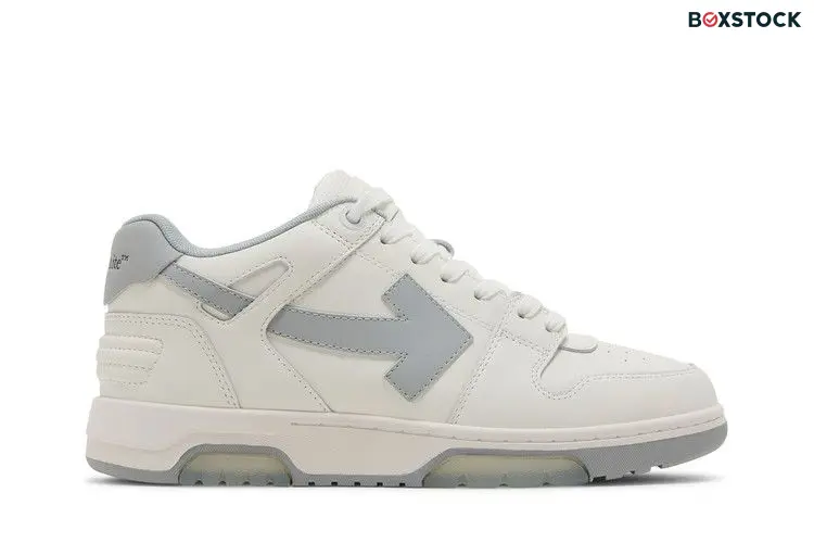OFF-WHITE Out Of Office OOO Low Tops White Grey (2023)