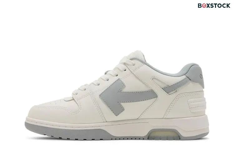 OFF-WHITE Out Of Office OOO Low Tops White Grey (2023)