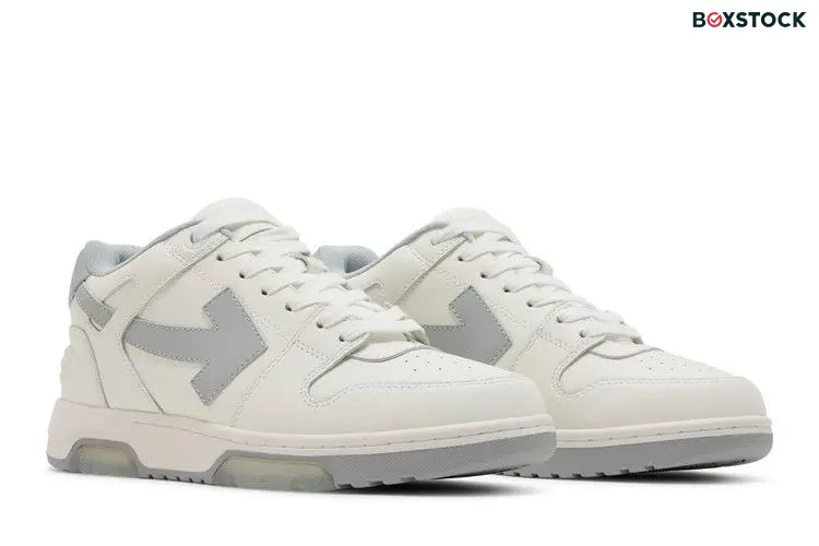 OFF-WHITE Out Of Office OOO Low Tops White Grey (2023)