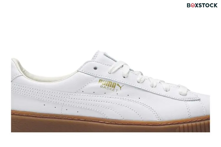 Puma Basket Platform Core Puma White (Women's)