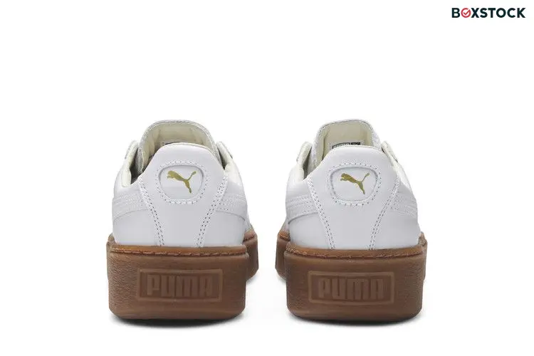 Puma Basket Platform Core Puma White (Women's)