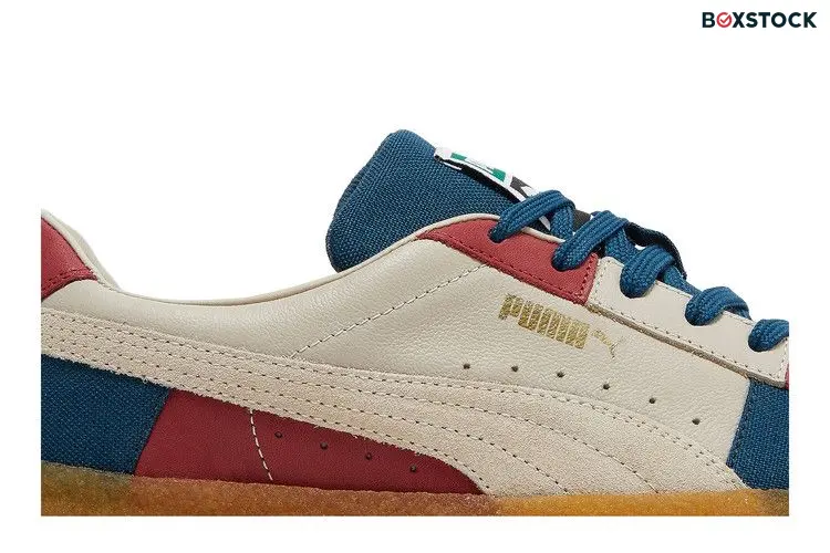 Puma Suede Crepe Patch Peyote Blue Red