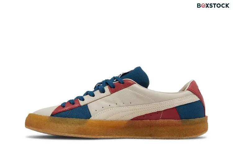 Puma Suede Crepe Patch Peyote Blue Red