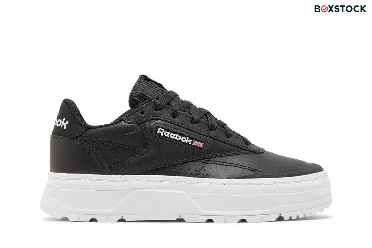 Reebok Club C Double Geo Black White (Women's)