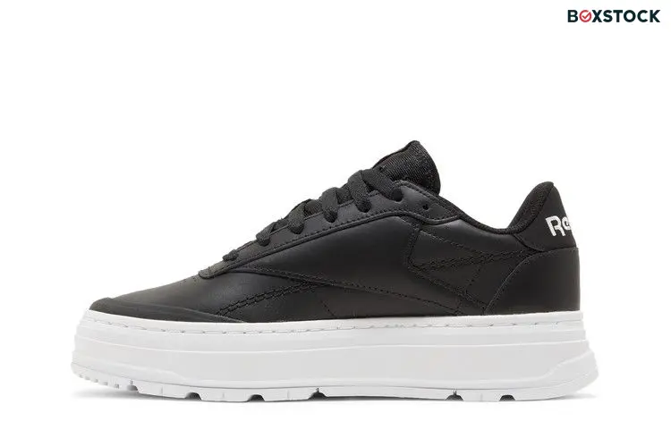 Reebok Club C Double Geo Black White (Women's)