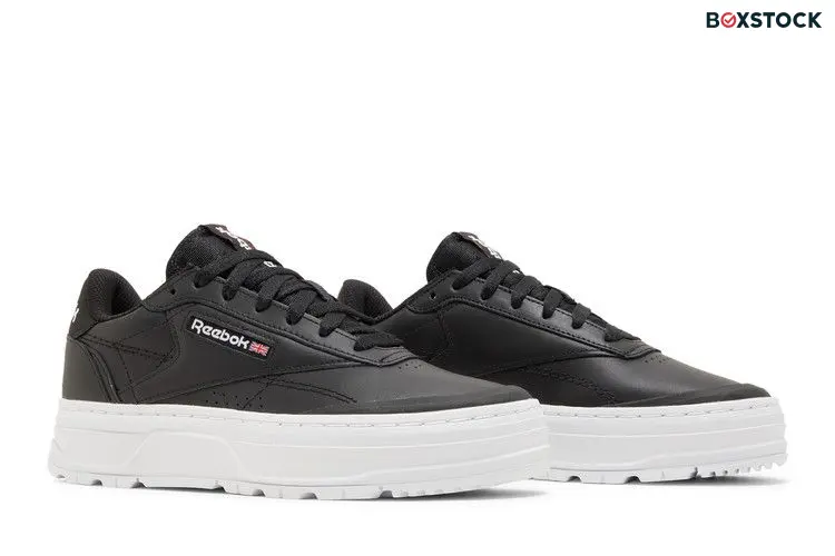 Reebok Club C Double Geo Black White (Women's)